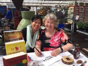 Amanda and Carolyn at Belgian