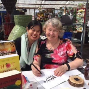 Amanda and Carolyn at Belgian